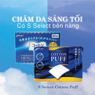 Bông Tẩy Trang S Select Nhật Bản 80 Miếng (Dạng Side-Sealed) | Shopee Việt Nam