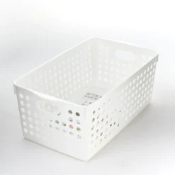 Giỏ nhựa Inomata 30 x 16 x 12cm - trắng