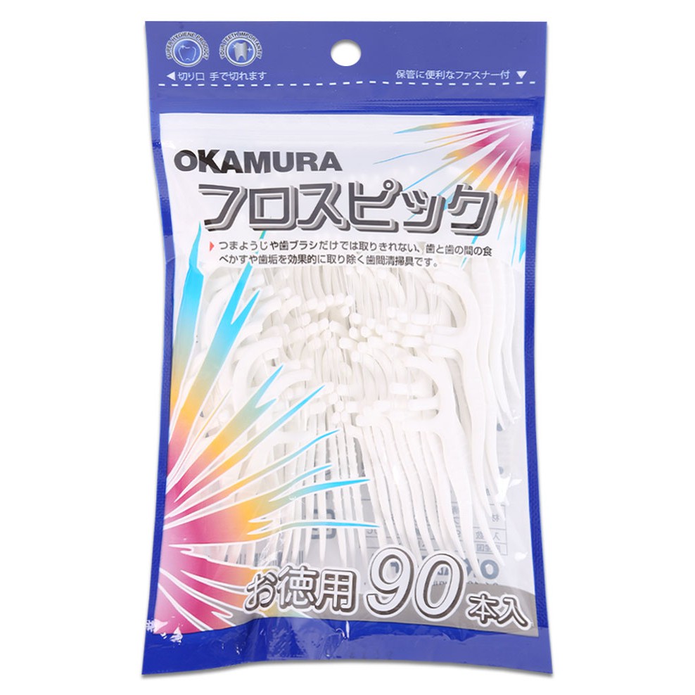 Tăm chỉ kẽ răng Okamura 90 chiếc | Shopee Việt Nam