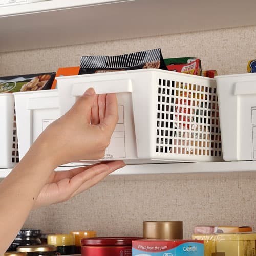 GIÁ TỐT] Rổ Nhựa Có Nhãn Phân Loại + Tay Cầm Nhật Bản, Giá siêu tốt 59,000đ! Mua nhanh tay! - Bigomart