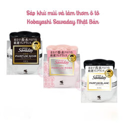 Sáp thơm ô tô Kobayashi Sawaday dạng gel hộp 90g (3 mùi)