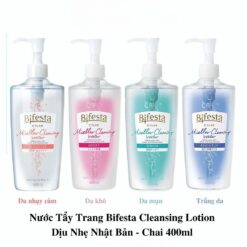 Nước tẩy trang Bifesta Micellar Cleansing Water chai 400ml (3 loại)