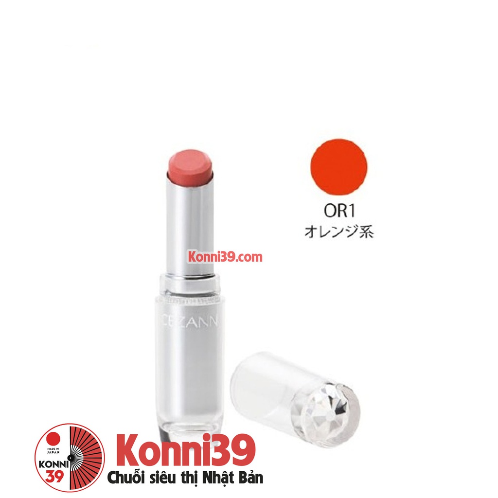 Son môi Cezanne Lasting Gloss Lip bản son bóng thỏi 3.2g - Chuỗi siêu thị Nhật Bản nội địa - Made in Japan Konni39 tại Việt Nam
