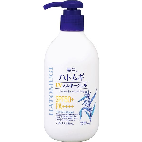 アスクル】 熊野油脂 麗白 ハトムギ UVミルキージェル SPF50＋ PA＋＋＋＋ ポンプタイプ 4513574033351  250ML×12点セット（直送品） 通販 - ASKUL（公式）