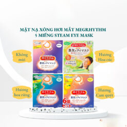 Mặt nạ mắt Kao Megurizumu thư giãn 5 miếng 4 mùi Hoa cúc | Hoa rừng | Cam quýt | Không mùi