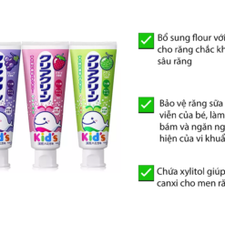 Kem đánh răng cho bé Kao Kids 70g (3 vị)