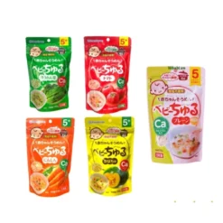 Mì somen tách muối Baby Churu Meiwa 5 tháng bổ xung Canxi (5 vị)