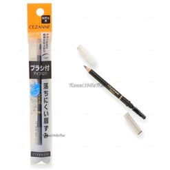 Bút kẻ mày Cezanne kèm cọ đa năng 1.2g (Black)