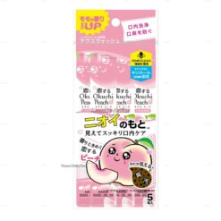 Nước súc miệng Okuchi Gachi - hương đào (gói 5 thanh)