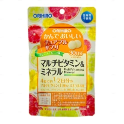 Viên nhai Orihiro bổ sung vitamin tổng hợp và khoáng chất 120 viên