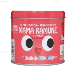 Kẹo biếng ăn cho bé Mama Ramune vị dâu 200 viên (mẫu mới)