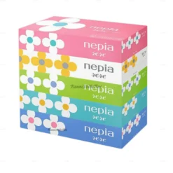 Giấy ăn Nepia hình hoa 150 tờ x 5 hộp