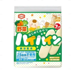 Bánh gạo ăn dặm Haihain cho bé từ 7 tháng 53g - Vị rau củ