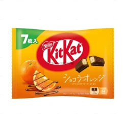 Bánh Kitkat Nestle mini gói 7 thanh - vị cam