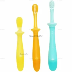 Set 3 bàn chải đánh răng cho bé Pigeon từ 4.5-9-12 tháng tuổi