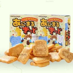 Bánh quy ăn dặm hình thú Matsunaga 25g cho bé từ 9 tháng tuổi
