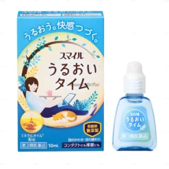 Nước nhỏ mắt Lion Smile giảm khô, mỏi mắt, dùng cho mắt đeo kính áp tròng lọ 10ml