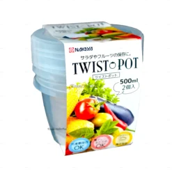 Set 2 hộp nhựa Nakaya tròn 500ml