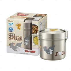 Hộp Cơm Inox Hút Chân Không Kháng Khuẩn 600Ml Tom & Jerry
