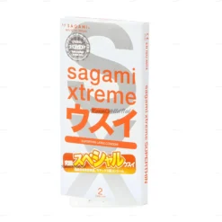 Bao cao su Sagami Xtreme Superthin hộp 2 chiếc