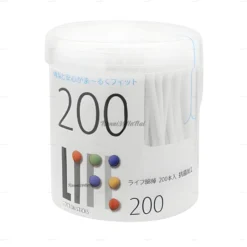 Tăm bông người lớn Life hộp nắp bật 200 cây