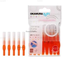 Bàn chải kẽ răng Okamura Asahi dạng chữ I bịch 8 cái
