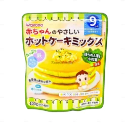 Bột làm bánh rán Wakodo cho bé từ 9 tháng tuổi 100g - Vị rau bina