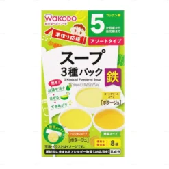 Bột ăn dặm Wakodo vị gà phô mai cho bé 5 Tháng