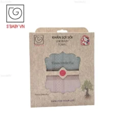 Set 2 khăn mặt sợi sồi S'Baby Unobaby 28x50 cm
