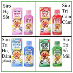 Siro Muhi Cho Bé 120ml (4 loại Trị Ho-Đờm-Rát họng-Hạ sốt)