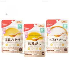 Bột nêm Pigeon Daisy cho bé từ 5 tháng tuổi gói 42g (3 vị)