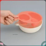 Bát ăn dặm chia ngăn an toàn tiện lợi Inomata - xanh - Ảnh 3