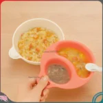 Bát ăn dặm chia ngăn an toàn tiện lợi cho bé Inomata - Ảnh 6