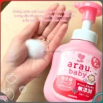 Sữa tắm gội cho bé Arau Baby tạo bọt chai 450ml - Ảnh 4