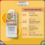 Sữa tắm White Conc trắng da chiết xuất Yuzu 600ml - Ảnh 5