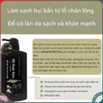 Dầu gội Pelican chiết xuất than tre và bùn núi lửa chai 500ml - Ảnh 3