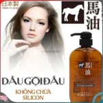 Dầu gội mỡ ngựa Kumano Horse Oil Natural Hair 600ml - Ảnh 5
