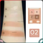 Phấn mắt Cezanne Beige Tone Eyeshadow 4 ô 4.3g (2 màu) - Ảnh 3