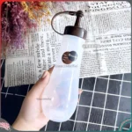 Chai đựng nước sốt Inomata 360ml - nâu - Ảnh 2