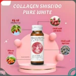 Nước uống trắng da Shiseido Pure White bổ sung Collagen 50ml x 10 chai - Ảnh 2