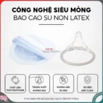 Bao cao su Sagami Original 0.01mm siêu mỏng hộp 5 chiếc - Ảnh 4