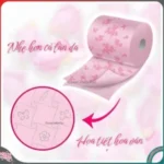 Giấy vệ sinh Marutomi Seishi hương hoa hồng 25m x 18 cuộn - Ảnh 2
