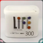 Tăm bông người lớn Life hộp nắp bật 300 chiếc - Ảnh 2