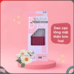 Set 10 dao cạo lông mày KAI màu hồng - Ảnh 3