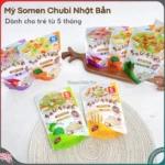 Mì Somen Chubi cho bé từ 5 tháng tuổi gói 100g (5 vị) - Ảnh 5