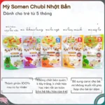 Mì Somen Chubi cho bé từ 5 tháng tuổi gói 100g (5 vị) - Ảnh 2