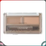 Phấn và sáp kẻ lông mày lâu trôi Cezanne Eyebrow Wax＆Powder (2 màu)