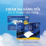 Bông tẩy trang S Select mềm mại, thân thiện với da hộp 80 miếng - Ảnh 2