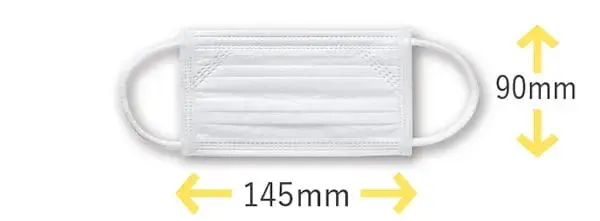 Size cho thiếu niên/phụ nữ của khẩu trang BMC