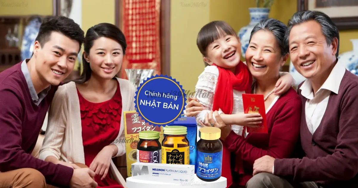 Khỏe vui đón Tết với thực phẩm chức năng Nhật Bản